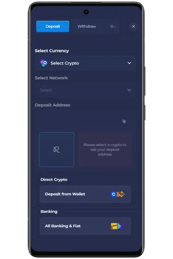 Make the first deposit